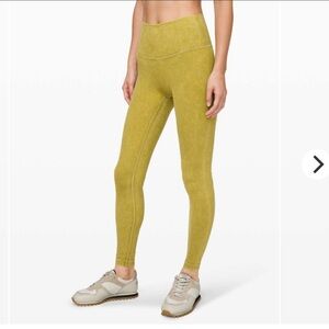 Lululemon Wunder Under High-Rise Tight *Snow Washed 28" Washed Grape Leaf